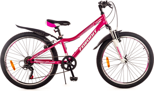 Детский велосипед FAVORIT Victoria-24VS / VIC24V12PN - фото