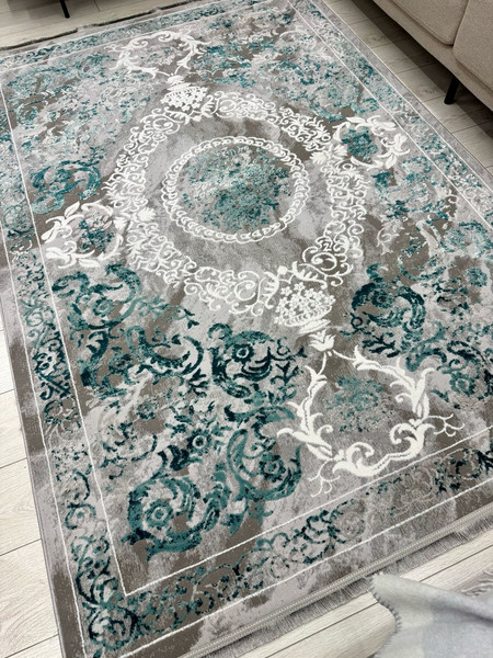 Коврик Radjab Carpet Афина Прямоугольник 0916B / 13315RK