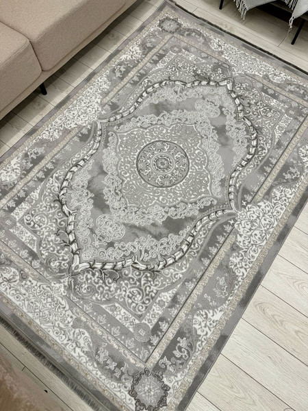 Коврик Radjab Carpet Афина Прямоугольник 0915A / 13296RK