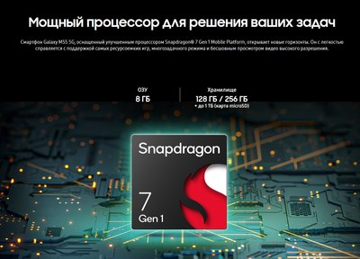 Смартфон Samsung Galaxy M55 8GB/128GB