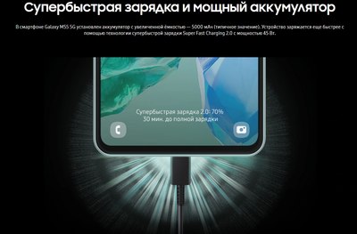 Смартфон Samsung Galaxy M55 8GB/256GB