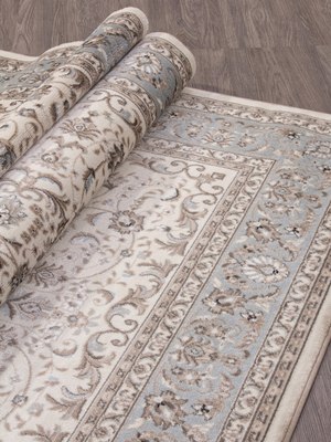 Ковер Merinos Valencia Deluxe F014-STAN-CREAM-L.BLUE