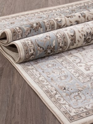 Ковер Merinos Valencia Deluxe F014-STAN-CREAM-L.BLUE