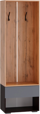 Секция в прихожую Woodville Роут 0.6 м / 615368 - фото