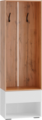 Секция в прихожую Woodville Роут 0.6 м / 615370  - фото