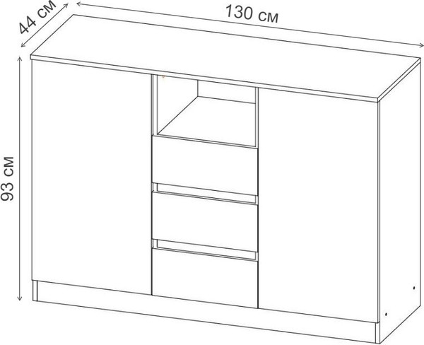 Тумба Woodville Маллоу-2 / 563534
