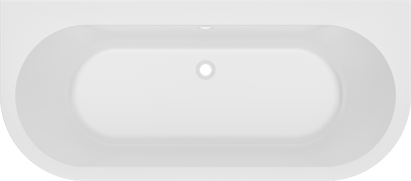 Ванна акриловая Bonito Home Aura 170x75 / BH-AU-104-170W/St (с ножками) - фото
