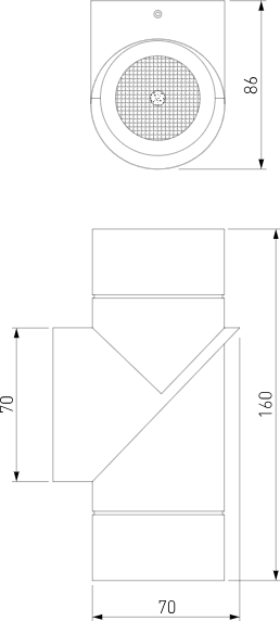 Бра уличное Elektrostandard Vortex 1553 Techno LED