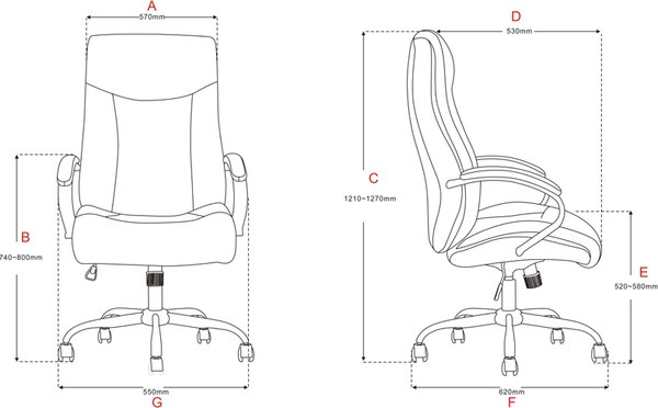 Кресло офисное Helmi Convention HL-ES13 / 323013