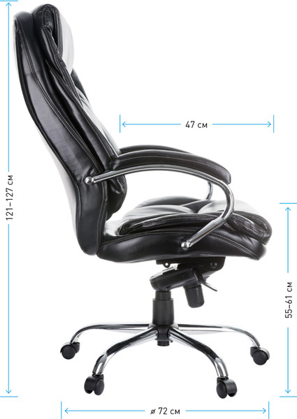 Кресло офисное Helmi Resolution HL-ES07 / 282343 (черный)