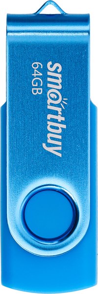 USB flash накопитель SmartBuy Twist Blue 64GB (SB064GB2TWB) - фото