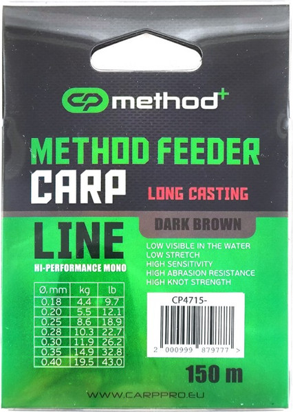 Леска монофильная Carp Pro Method+ Method Feeder Carp / CP4715-028