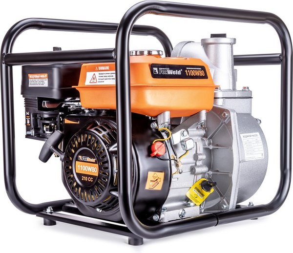 Мотопомпа FoxWeld 1100W80 / 7251 - фото