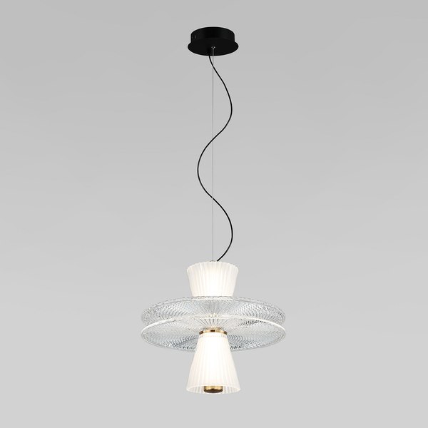 Потолочный светильник Евросвет Titania 40028/1 LED 4000 (белый/черный)