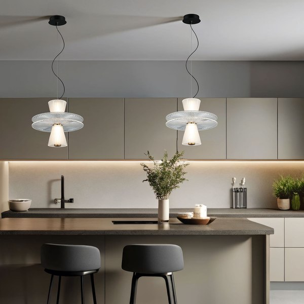 Потолочный светильник Евросвет Titania 40028/1 LED 4000 (белый/черный)