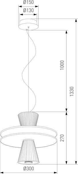 Потолочный светильник Евросвет Titania 40028/1 LED 4000 (белый/черный)