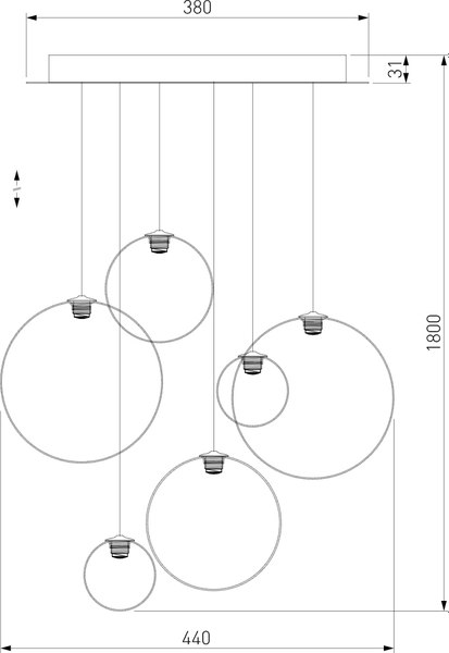 Люстра Евросвет Wonder 50230 LED 4200