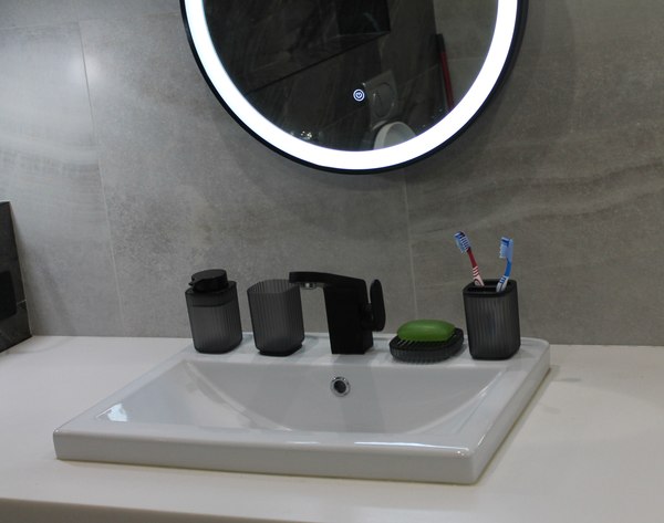 Стакан для зубной щетки и пасты Bisk Brevik 90058