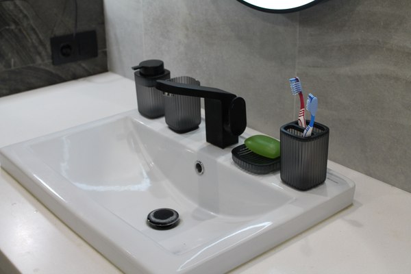 Стакан для зубной щетки и пасты Bisk Brevik 90057