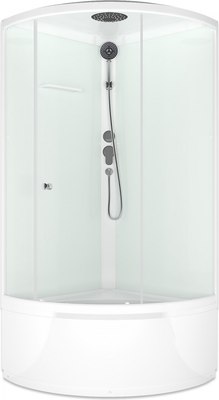 Душевая кабина Domani-Spa Simple 99 High 90x90 / DS01Sm99HWCl00-V1.2 - фото