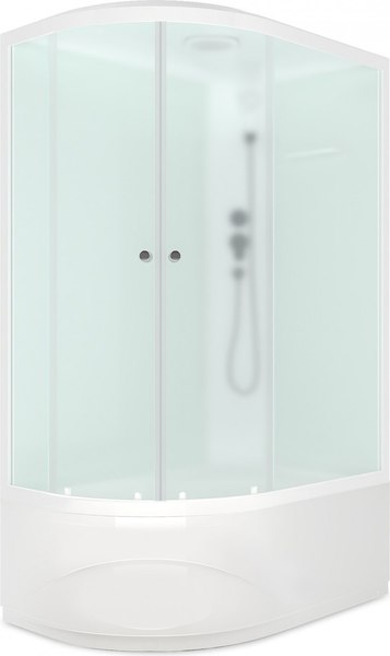 Душевая кабина Domani-Spa Delight Slim 128 High R 120x80 / DS01DS128RHWM00 - фото