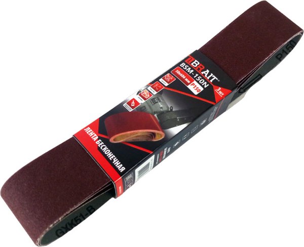 Набор шлифлент Brait BSM-150N 50x686 зернистость P150 / 21.06.169.061 - фото