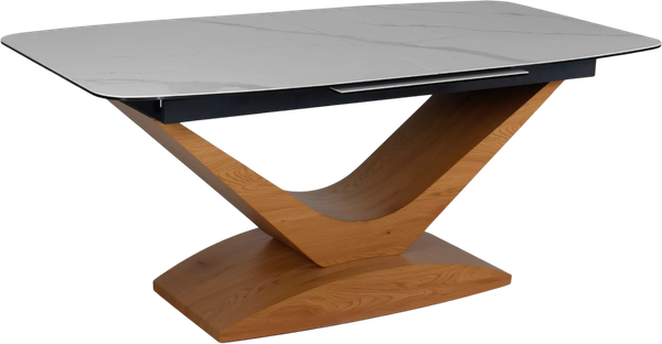 Обеденный стол Signal Dolce Ceramic Statuario Venato 180-240x95x76 - фото