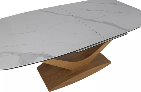 Обеденный стол Signal Dolce Ceramic Statuario Venato 180-240x95x76