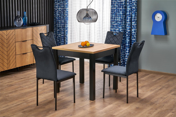 Обеденный стол Halmar Qubik 80-200x80x76