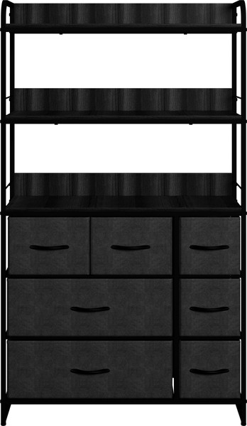 Тумба Импэкс Leset Ноа с полками 7 ящиков - фото