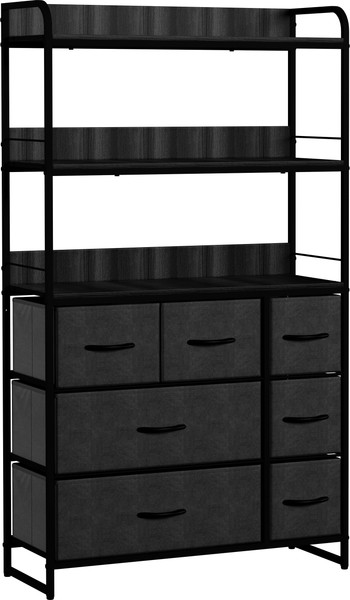 Тумба Импэкс Leset Ноа с полками 7 ящиков