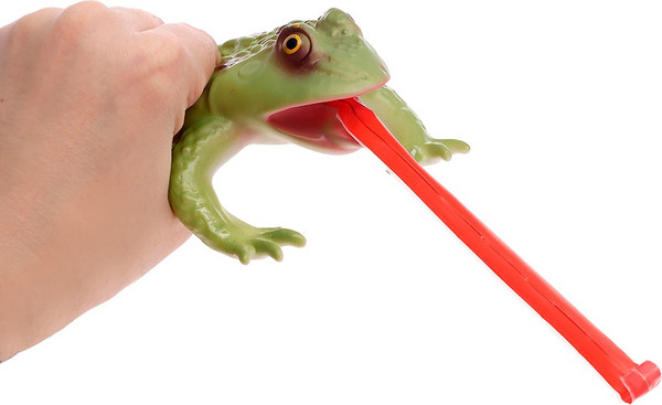 Фигурка игровая Sima-Land Лягушка. Длинный язык BY568-919 / 10657852