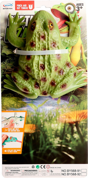 Фигурка игровая Sima-Land Лягушка. Длинный язык BY568-919 / 10657852