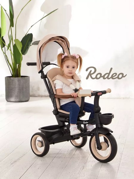 Трехколесный велосипед с ручкой MOWbaby Rodeo MC053