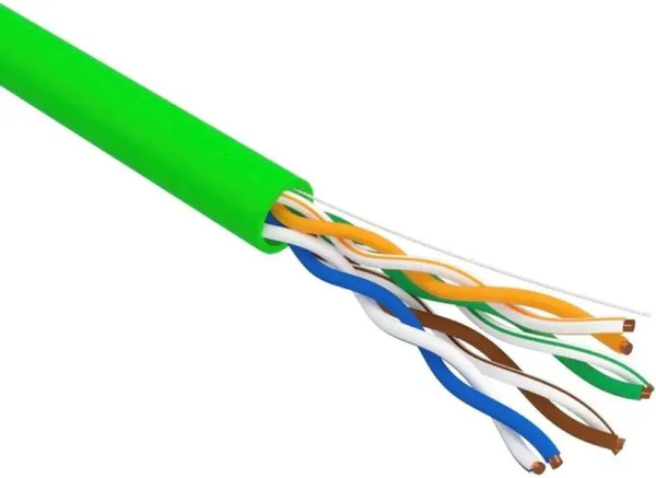 Кабель Rexant U/UTP CAT 5e PVC нг(А)-LSLTx 4x2x0,52мм 24AWG / 01-0061-R - фото