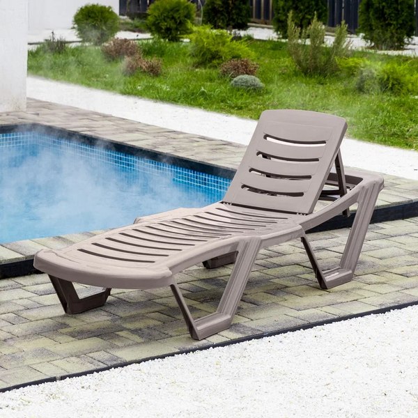 Шезлонг Ellastik Plast Элластик лм 187x63.5x32