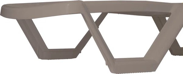 Шезлонг Ellastik Plast Элластик лм 187x63.5x32