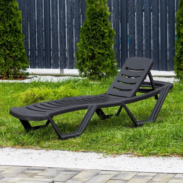 Шезлонг Ellastik Plast лластик лм 187x63.5x32