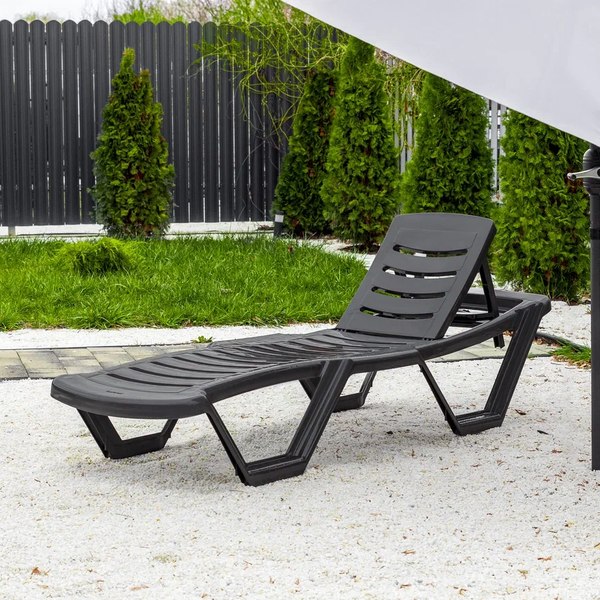 Шезлонг Ellastik Plast лластик лм 187x63.5x32