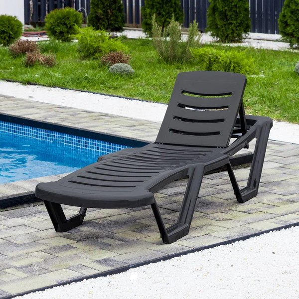 Шезлонг Ellastik Plast лластик лм 187x63.5x32