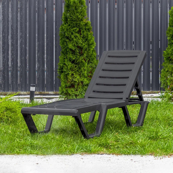 Шезлонг Ellastik Plast Атлант 184x62x33