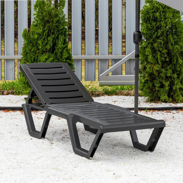 Шезлонг Ellastik Plast Атлант 184x62x33