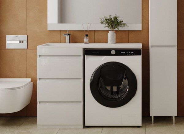 Тумба под умывальник Symbolite Даллас 110 Люкс Plus 3 ящика - фото