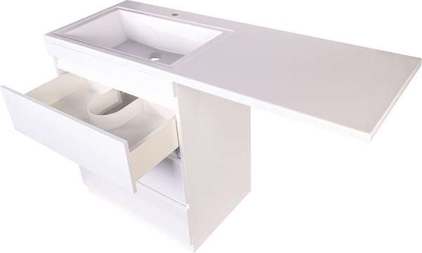 Тумба под умывальник Symbolite Даллас 130 Люкс Plus 3 ящика