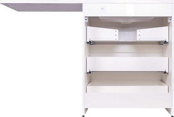 Тумба под умывальник Symbolite Даллас 130 Люкс Plus 3 ящика