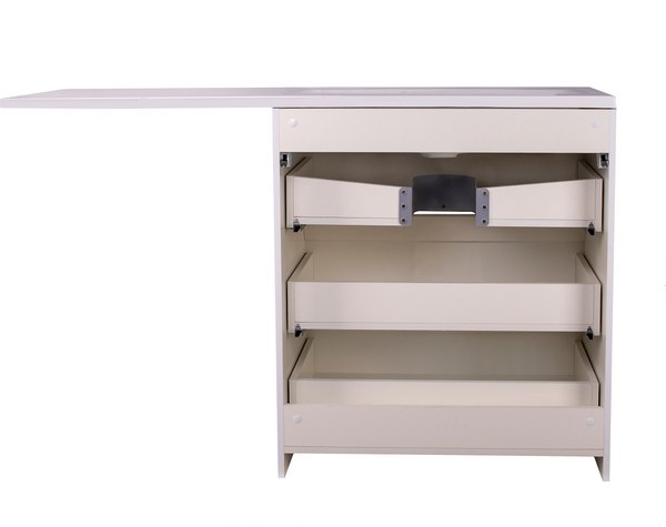 Тумба под умывальник Symbolite Даллас 140 Люкс Plus 3 ящика