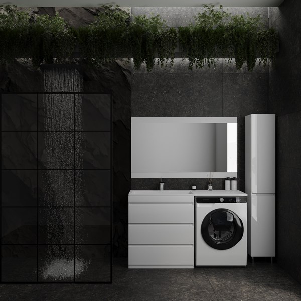 Тумба под умывальник Symbolite Даллас 140 Люкс Plus 3 ящика