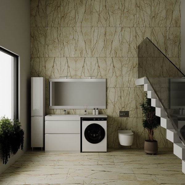 Тумба под умывальник Symbolite Даллас 150 Люкс Plus 2 ящика