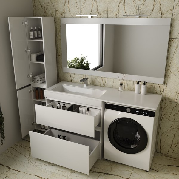 Тумба под умывальник Symbolite Даллас 150 Люкс Plus 2 ящика