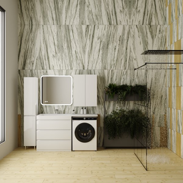 Тумба под умывальник Symbolite Даллас 150 Люкс Plus 3 ящика